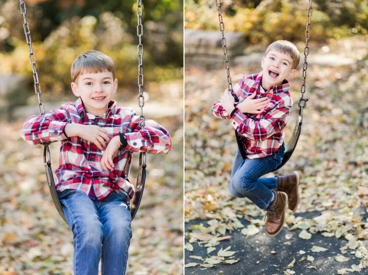 fall portrait session of 6 year old in Eden Park Cincinnati Ohio
