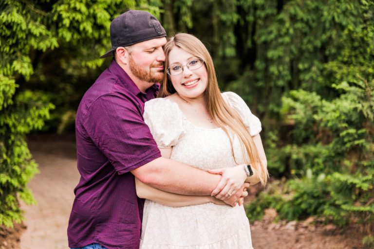 Jasmine + Brandon | Mt. Airy Forest Spring Engagement Session - Blog